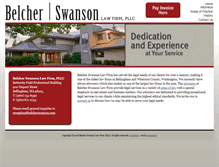 Tablet Screenshot of belcherswanson.com